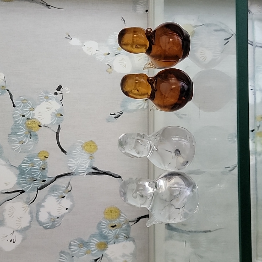 Glass bird sets!